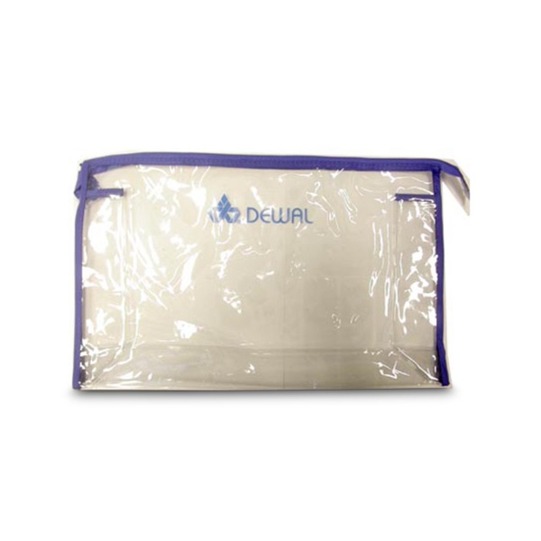 Dewal Pro Косметичка, полимерный материал, прозрачно-синяя, 34 х 8 х 22 см купить - 0