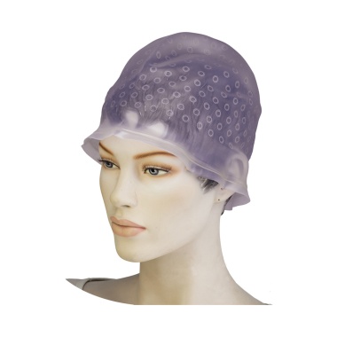 Dewal Pro Шапочка для мелирования с крючком, силикон, белая купить