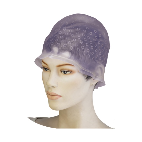 Dewal Pro Шапочка для мелирования с крючком, силикон, белая купить - 0