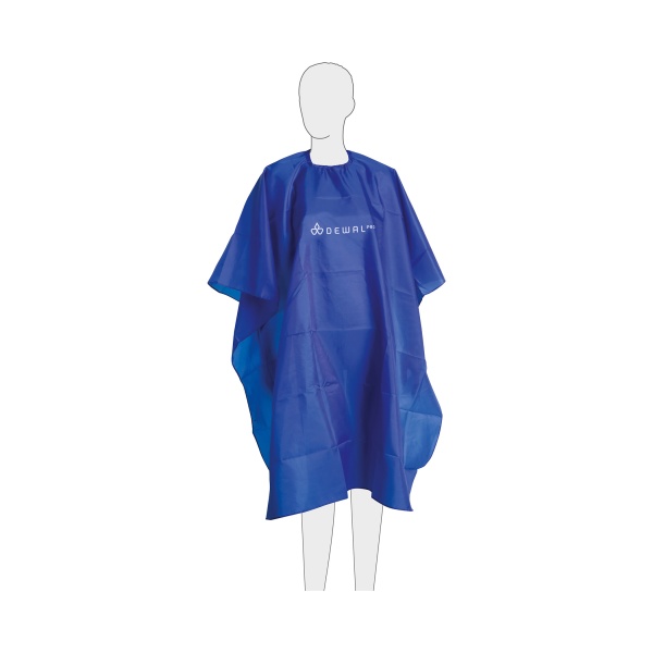 Dewal Pro Пеньюар для стрижки, нейлон, голубой, на крючках, 128 х 140 см купить - 0