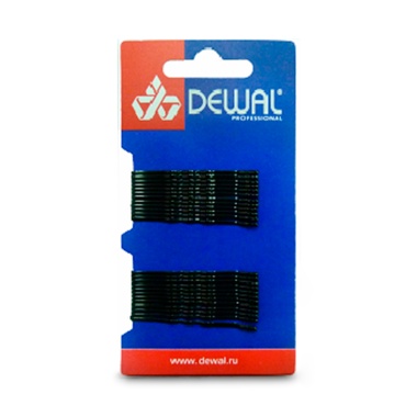 Dewal Pro Невидимки черные, волна 50 мм, на блистере, 24 шт купить