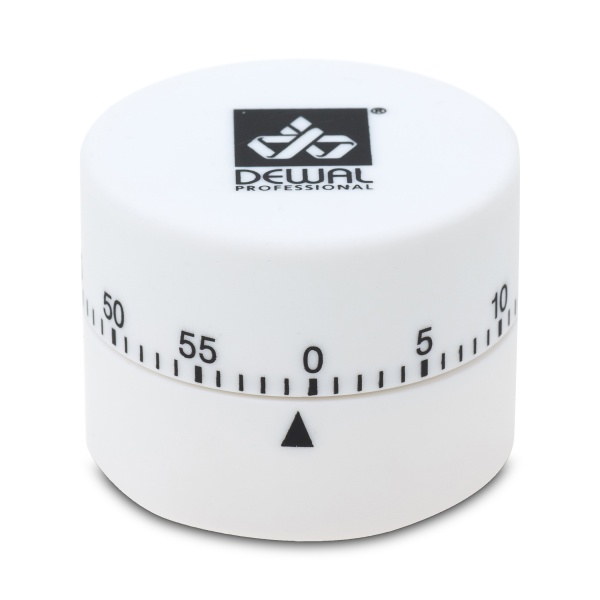 Dewal Pro Таймер механический, круглый, белый, 4,5 х 6 см купить - 0