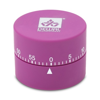 Dewal Pro Таймер механический, круглый, фиолетовый, 4,5 х 6 см купить