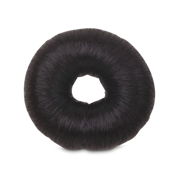 Dewal Pro Валик для прически, искусственный волос, черный, 8 см купить - 0