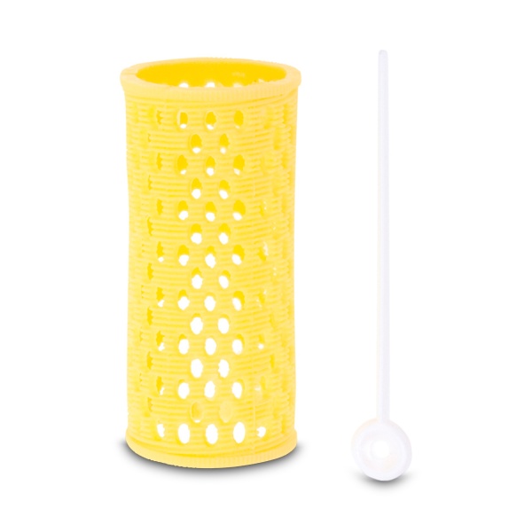 Dewal Pro Бигуди пластиковые, желтые, 32 мм, 12 шт купить - 0