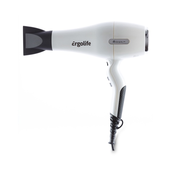 Dewal Pro Фен ErgoLife, белый, 2200 Вт, 2 насадки купить - 0