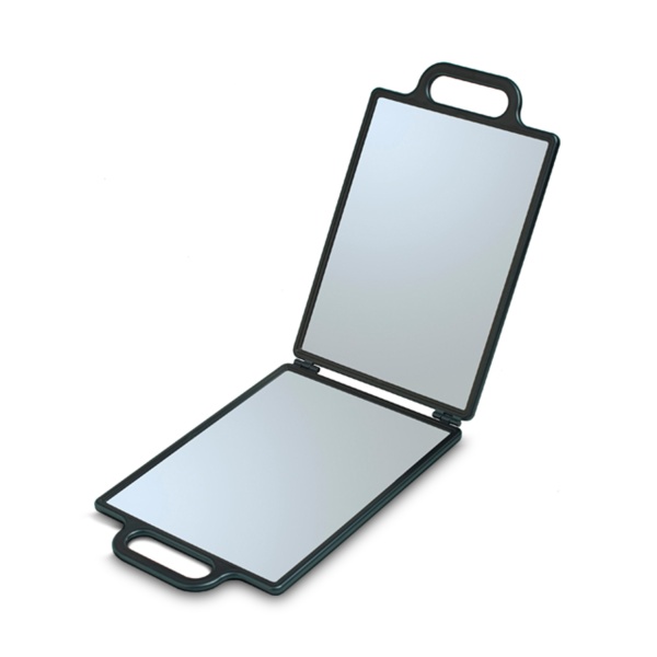 Dewal Pro Зеркало заднего вида, пластик, черное, складное, с двумя ручками, 23 х 30 см купить - 0