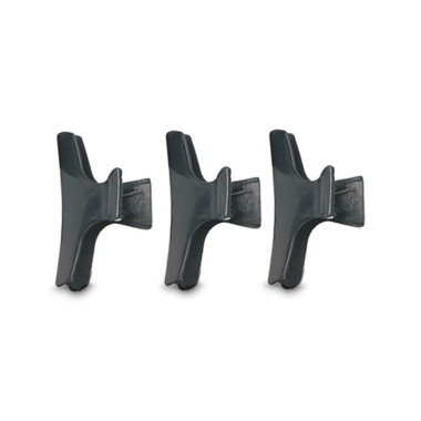 Dewal Pro Зажим для волос Бабочка,черный, пластик, 8 см, 12 шт купить