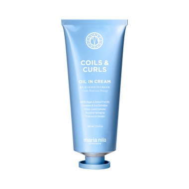 Maria Nila Несмываемый крем-уход для вьющихся волос Coils & Curls Oil in Cream, 100 мл купить
