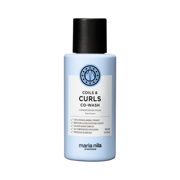 Maria Nila Очищающий кондиционер для пористых и вьющихся волос Coils & Curls Co-Wash, 100 мл купить - 0