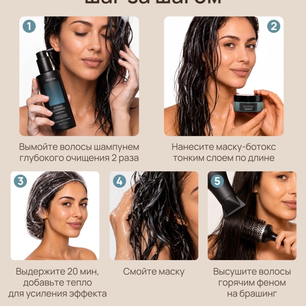 PRODIVA Набор для блеска и гладкости волос EXTRA SHINE BOTOX купить - 9