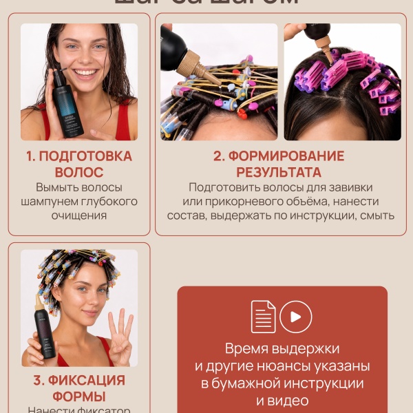 PRODIVA Набор для прикорневого объема и завивки волос для окрашенных, нормальных или жестких волос CURLY INTENSE №1 купить - 6