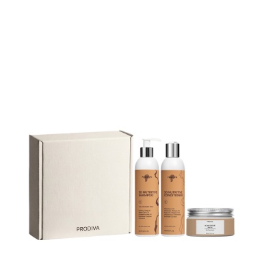 PRODIVA НАБОР МЯГКОСТЬ ПИТАНИЯ: шампунь SO NUTRITIVE  + кондиционер SO NUTRITIVE  + маска SO NUTRITIVE купить
