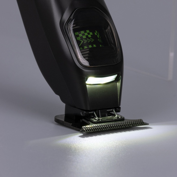 Dewal Pro Машинка для стрижки окантовочная, LED-подсветка, аккум, 7200-8000 об/мин, Т-нож 40 мм, 0,15 мм, 3 нас, черная купить - 9