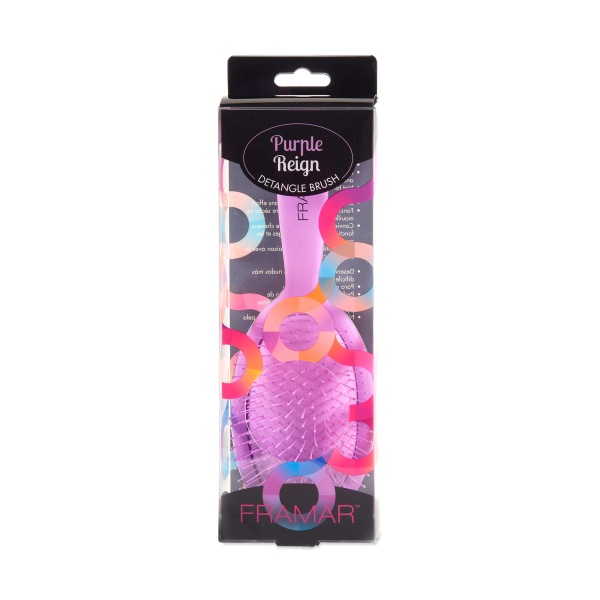 Framar Распутывающая щетка для волос Благородный пурпур Detangle Brush Purple Reign купить - 0