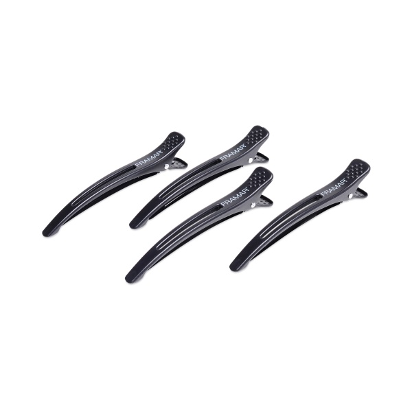 Framar Зажим с эластичной вставкой Elastic Sectioning, 4 шт, черный купить - 0