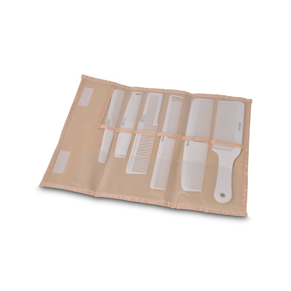 Dewal Pro Набор расчесок в льняном чехле, 6 шт купить - 0