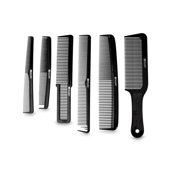 Dewal Pro набор расчесок Barber Style, в джинсовом чехле, 6 шт купить - 0
