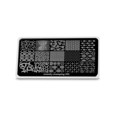 Swanky Stamping Пластина для стемпинга, №001 купить