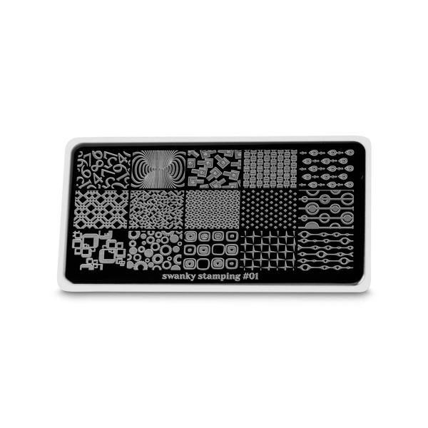 Swanky Stamping Пластина для стемпинга, №001 купить - 0