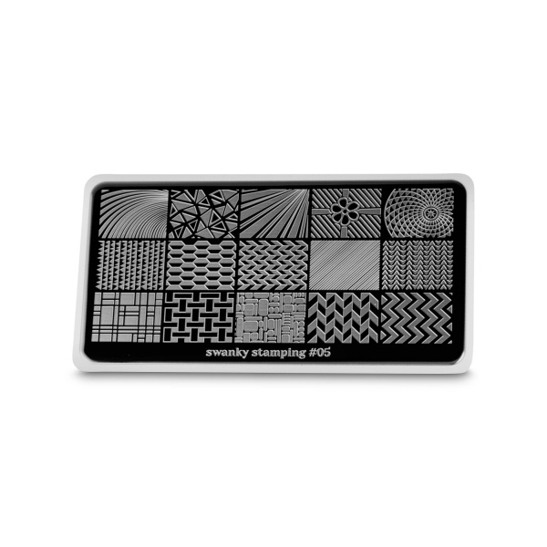 Swanky Stamping Пластина для стемпинга, №005 купить - 0