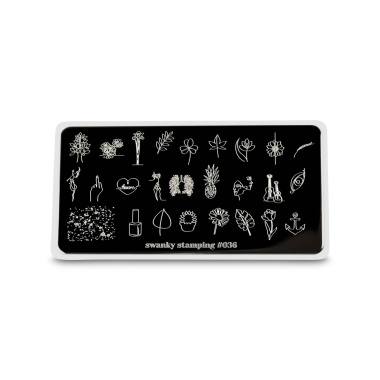 Swanky Stamping Пластина для стемпинга, №036 купить