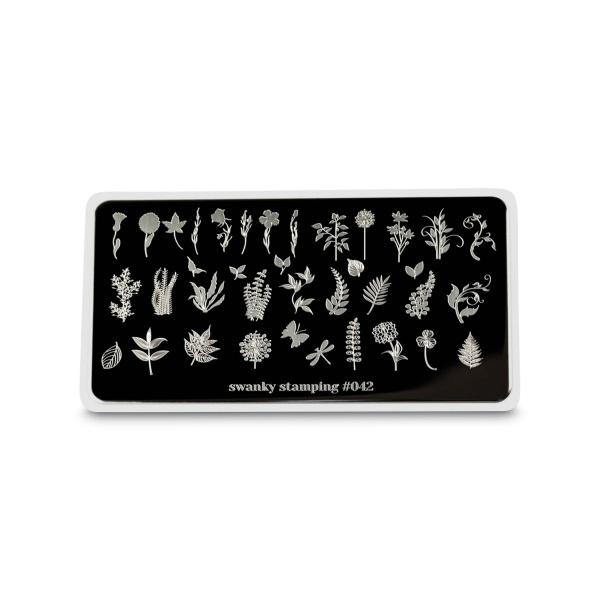 Swanky Stamping Пластина для стемпинга, №042 купить - 0