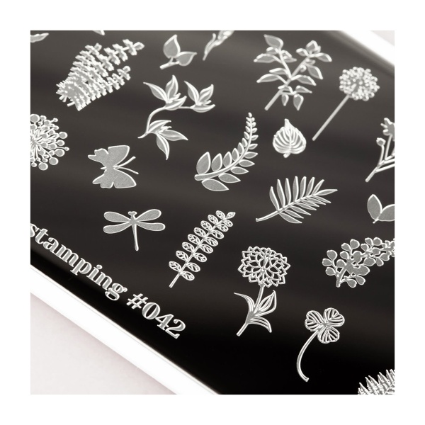 Swanky Stamping Пластина для стемпинга, №042 купить - 0