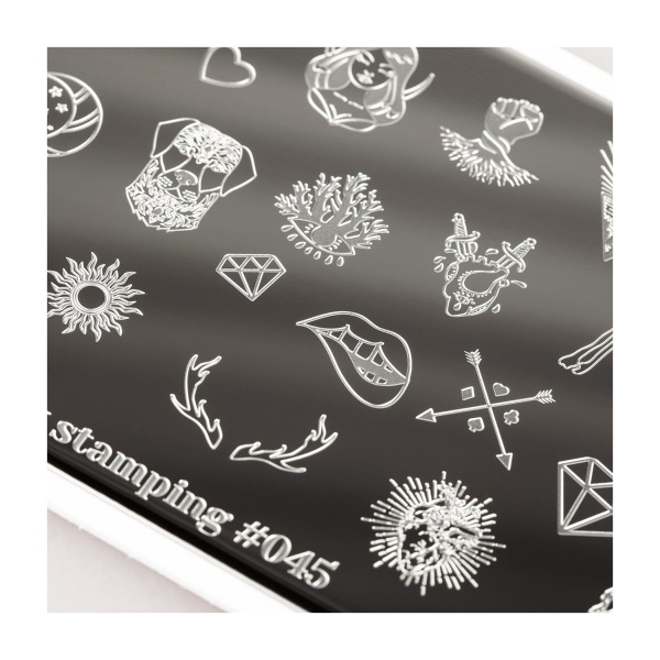 Swanky Stamping Пластина для стемпинга, №045 купить - 0