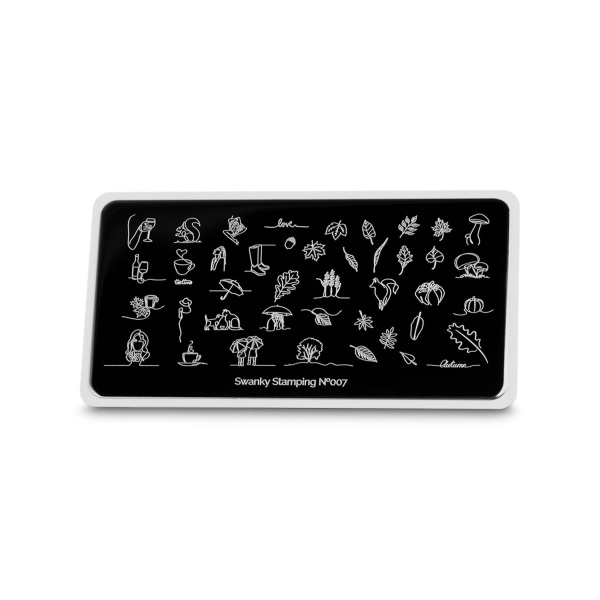 Swanky Stamping Пластина для стемпинга, №007 купить - 0