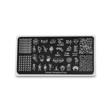 Swanky Stamping Пластина для стемпинга, №099 купить