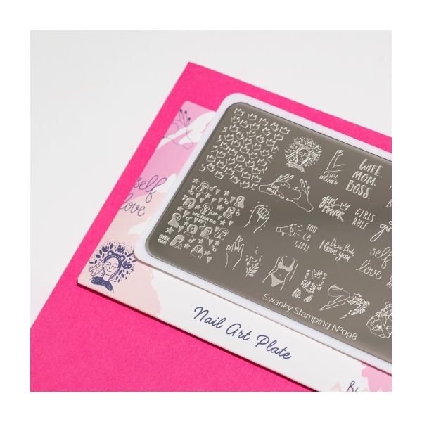 Swanky Stamping Пластина для стемпинга, №099 купить - 0