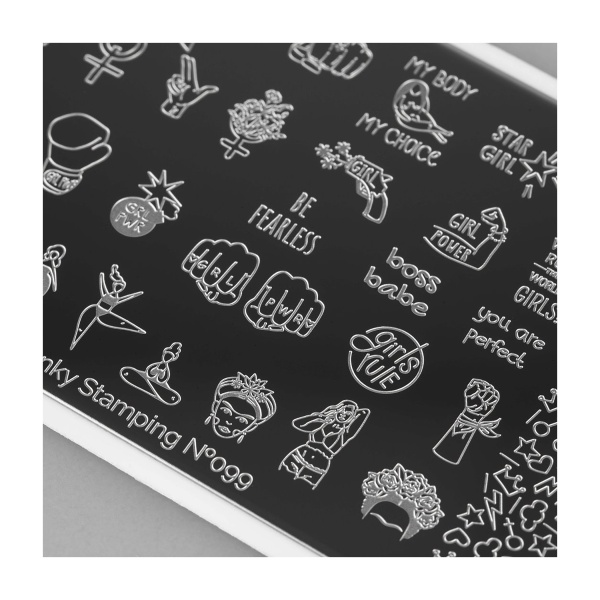 Swanky Stamping Пластина для стемпинга, №099 купить - 0