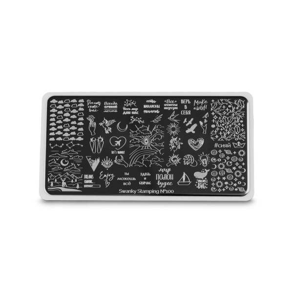 Swanky Stamping Пластина для стемпинга, №100 купить - 0