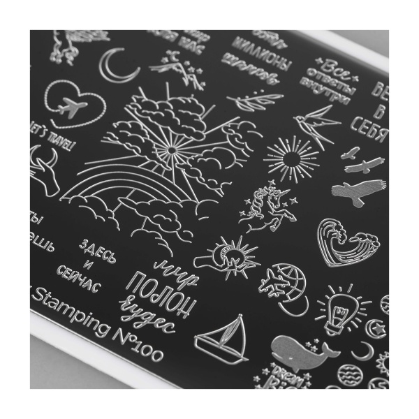 Swanky Stamping Пластина для стемпинга, №100 купить - 0