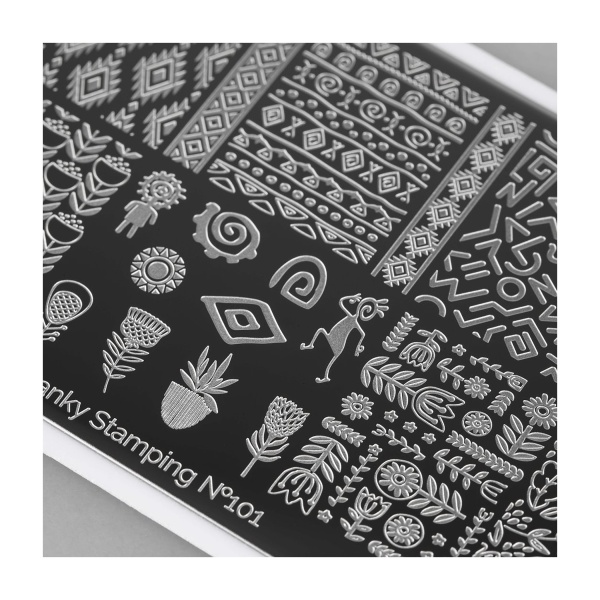 Swanky Stamping Пластина для стемпинга, №101 купить - 0