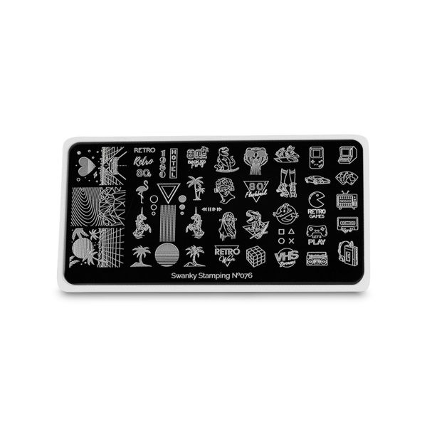 Swanky Stamping Пластина для стемпинга, №076 купить - 0
