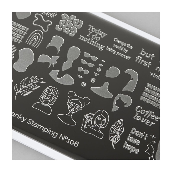 Swanky Stamping Пластина для стемпинга, №106 купить - 0
