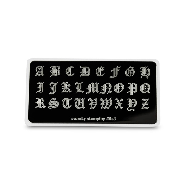 Swanky Stamping Пластина для стемпинга, №043 купить - 0