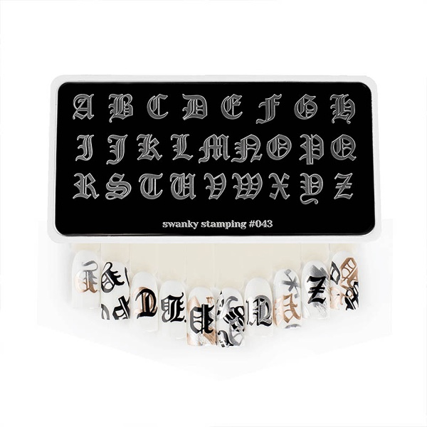 Swanky Stamping Пластина для стемпинга, №043 купить - 0