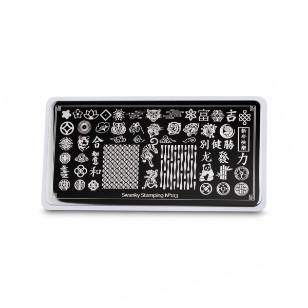 Swanky Stamping Пластина для стемпинга, №113 купить - 0