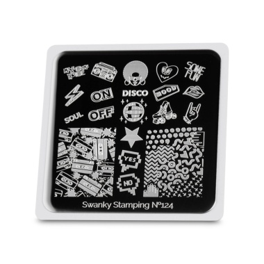 Swanky Stamping Пластина для стемпинга 6x6, №124 купить