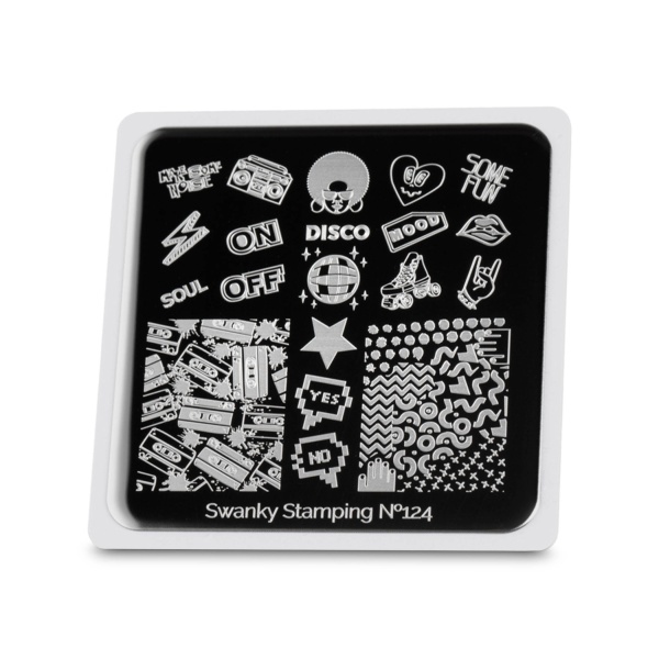 Swanky Stamping Пластина для стемпинга 6x6, №124 купить - 0