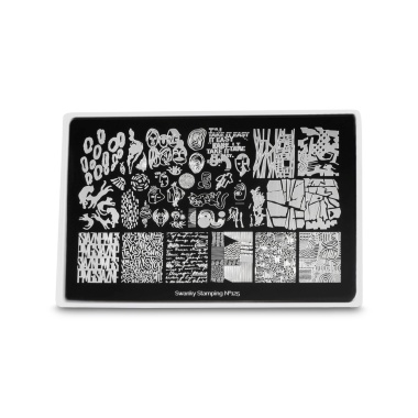 Swanky Stamping Пластина для стемпинга 14.5x9.5, №125 купить