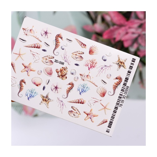 IVA Nails Слайдер-дизайн 3D-598 купить - 0