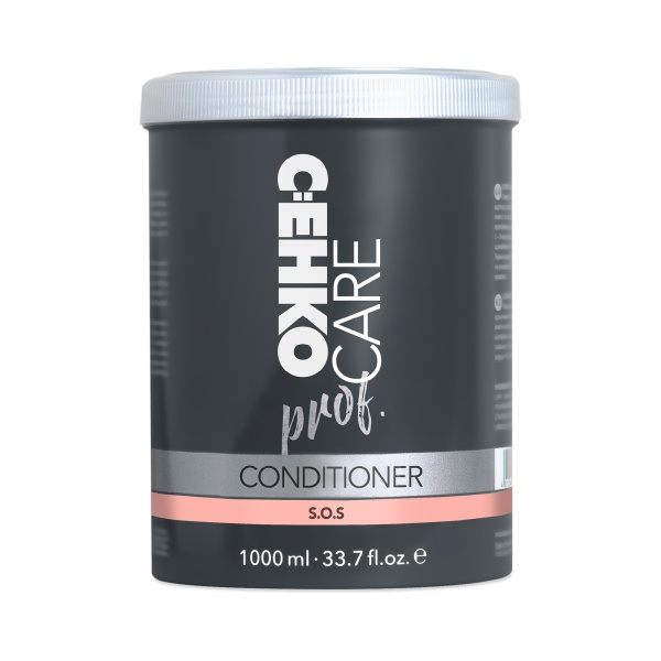 C:ehko Кондиционер для осветленных, обесцвеченных и вьющихся волос Care prof. S.O.S., 1000 мл купить - 0
