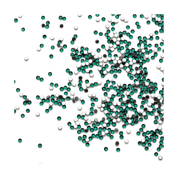 TNL Professional Стразы для дизайна ногтей, кристалл, зеленый аметист №3, 1440 шт купить - 0