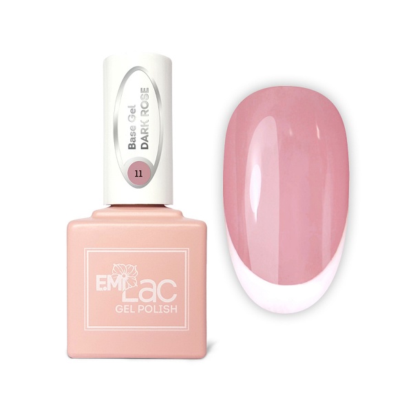 E.Mi Камуфлирующая база E.MiLac Base Gel, №11 Темно-розовый, 15 мл купить - 0