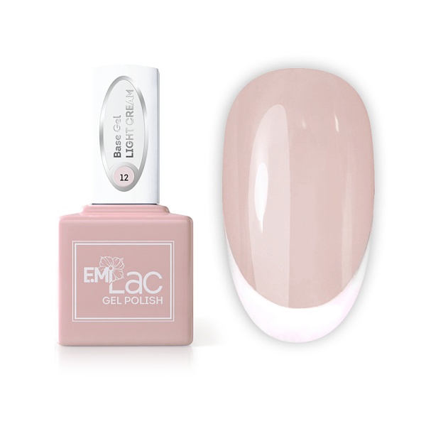 E.Mi Камуфлирующая база E.MiLac Base Gel, №12 Светло-кремовый, 9 мл купить - 0
