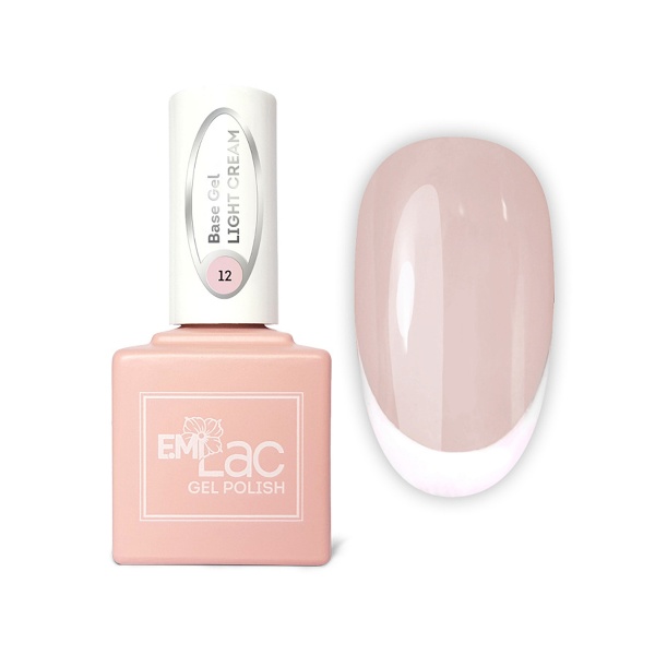 E.Mi Камуфлирующая база E.MiLac Base Gel, №12 Светло-кремовый, 15 мл купить - 0